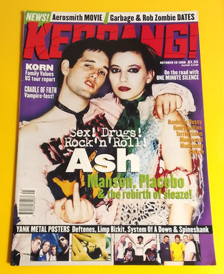 Kerrang! 720 October 10 1998 - Ash, Korn, Cradle Of Filth, One Minute Silence