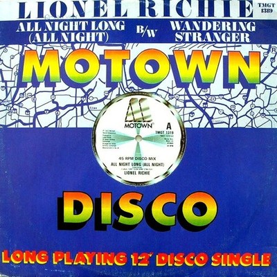 Lionel Richie - All Night Long (All Night) / (Vinyl 12'' - 1983 - UK - Original)