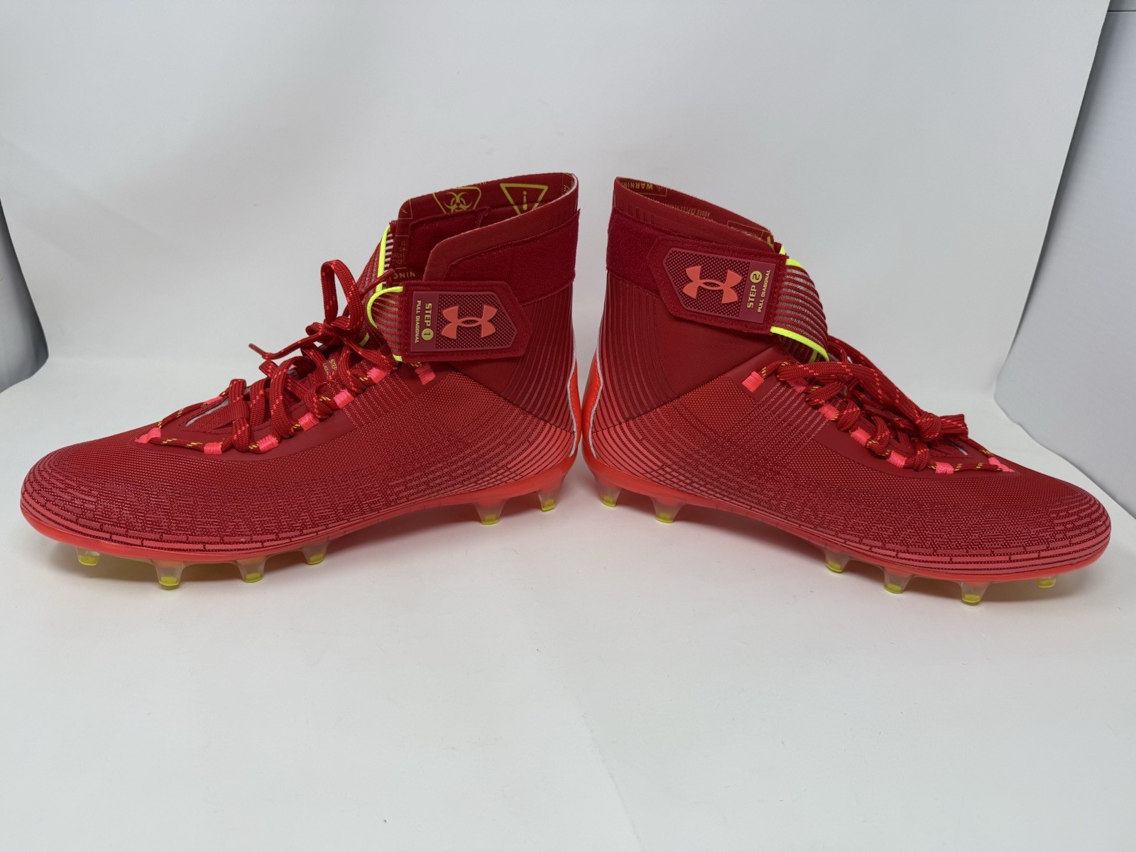 Under Armour Highlight Football Cleat Men's Red New without Box Size 12