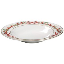 Royal Worcester Holly Ribbons Rimmed Soup Bow...