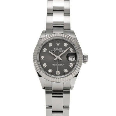 Rolex Datejust 279174G 28mm Stainless Steel Gray Wristwatch #WW6253