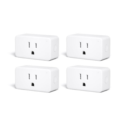 THIRDREALITY Smart Plug Gen3 4 Pack,Precise Real-time Power Meter,15A Outlet, En