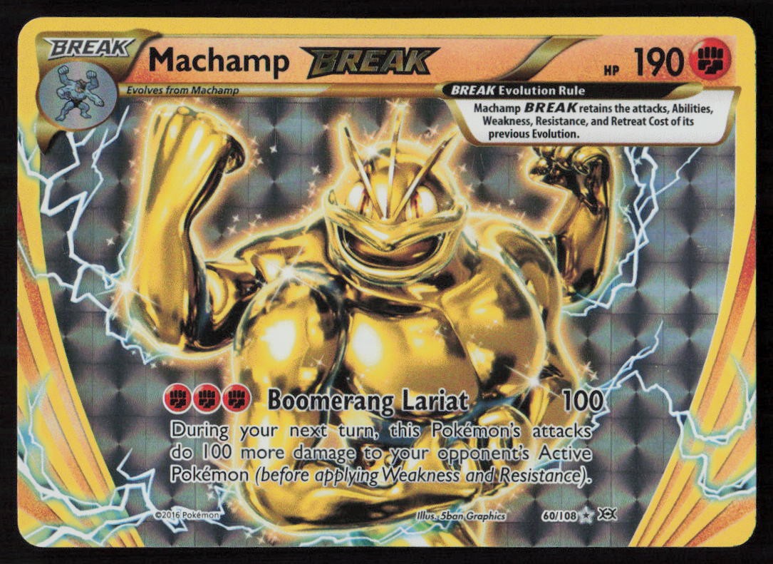 Machamp BREAK 60/108 Holo : XY - Evolutions Pokemon TCG Near Mint