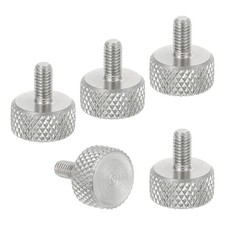 M3x5mm Knurled Thumb Screws 10mm Dia Stainless Diamond Knurled Screw 5Pcs