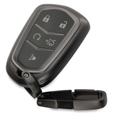 for Cadillac Key Fob Cover TPU Key Shell with Keychain Fit for 2015-2025 XT4