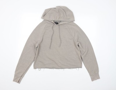 New Look Damen Pullover Hoodie grau Größe 12