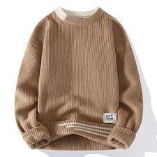 New Autumn Winter  Knit Pullovers Men Fashion Knitted Sweater Mens O-Neck