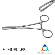V. Mueller SU4060 Boys Allis Tissue Holding Forceps 5x6 Teeth Heavy