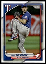 Max Scherzer 2024 Bowman #99 Texas Rangers 29372 Baseball Card