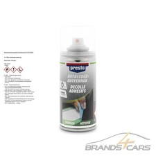 150ml PRESTO AUFKLEBER-ENTFERNER KLEBER STICKER KLEBSTOFF KLEBERESTE 384257