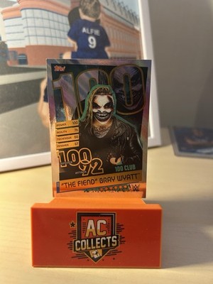 Topps WWE Slam Attax Reloaded 2020 100 Club The Fiend Bray Wyatt Card #350 (150)