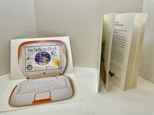 Vintage Original Apple Brochures - 1999 iBook G3 Tangerine - 2002 iMac G4 - Rare