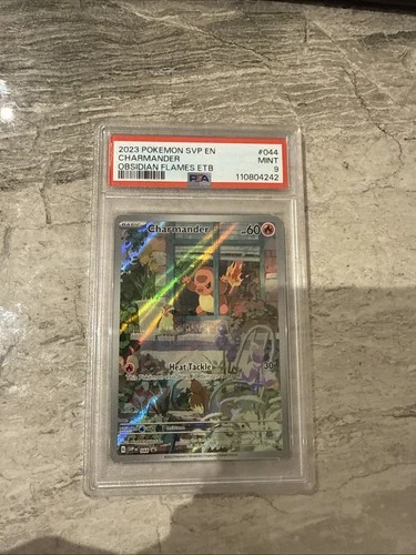 Charmander - SVP044 - Obsidian Flames Black Star Promo - PSA 9