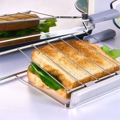 Bread Warmer Stand Stainless Steel Sandwich Holder Bread Machine Grills Rack