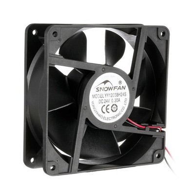 120mm x 38mm 24V DC Kühlgebläse 115 CFM Hoch Airflow Länge Leben Gleitlager DE