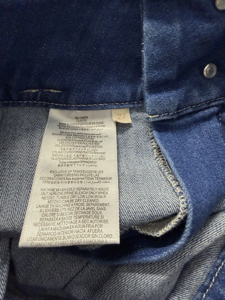 Pantalones de mujer BCBG Maxazria Bell parte inferior pierna ancha Y2K talla 27 Foto 3 de 4