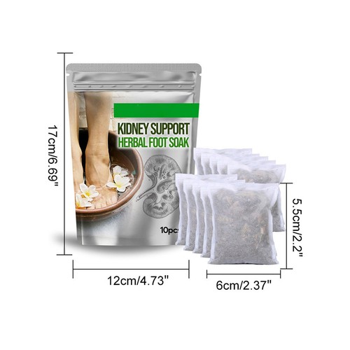 10Pcs Drainage Foot Soak Mild Stimulate Detoxfication Foot Bath Bags UK7 - Picture 13 of 13