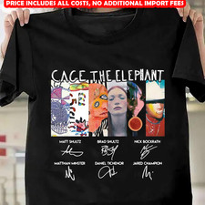 Cage the Elephant Band Signatures T-shirt S to 5XL LL347