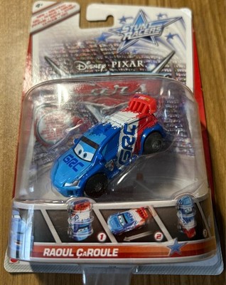 Disney Pixar Cars Stunt Racers Raoul Caroule SEHR SELTEN brandneu & versiegelt Geschenk