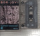 BON JOVI - Slippery When Wet - Cassette Tape Album *Livin' On A Prayer*