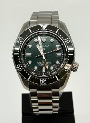 Seiko Prospex 1968 Heritage Diver's GMT 42mm Green Dial Watch SPB381