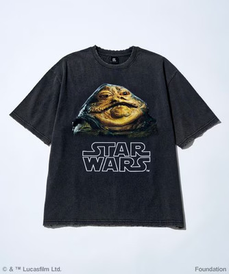 niko and... 【STAR WARS】Printed T-Shirt Black 3 L Japan Original