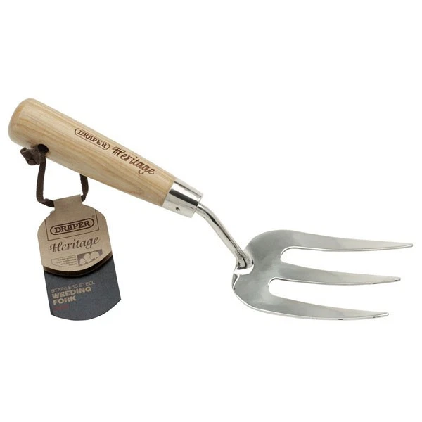 Draper 99025 Heritage Edelstahl Hand Hochzeit Gabel mit Ash Griff - Bild 2 von 2