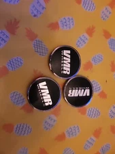 VMR BLACK/ CHROME  CUSTOM WHEEL CENTER CAP* #C064-3  (Set Of 3)