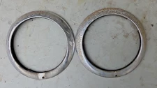 1941-49 IH International Truck Model K & KB Headlight Trim Rings #1
