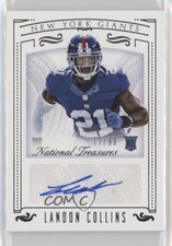 2015 Panini National Treasures Rookie Signatures /99 Landon Collins Auto 0ne3