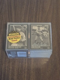 1991 Conlon Collection Factory Complete set (1 330) W/ Bob Feller Auto