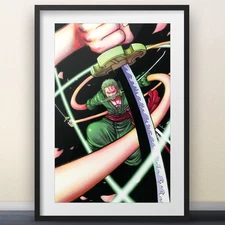 One Piece Magazine Vol.6 Drawing Of Your Dreams - Zoro with Gomu Gomu