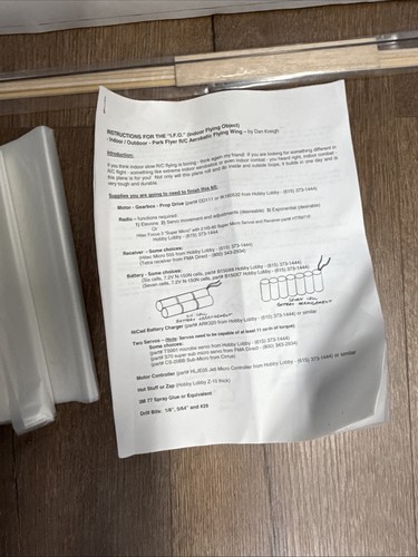 Extreme Aerobatics Indoor Flying Object Dan Kreigh w/ iKarus motor & propeller - Picture 8 of 9