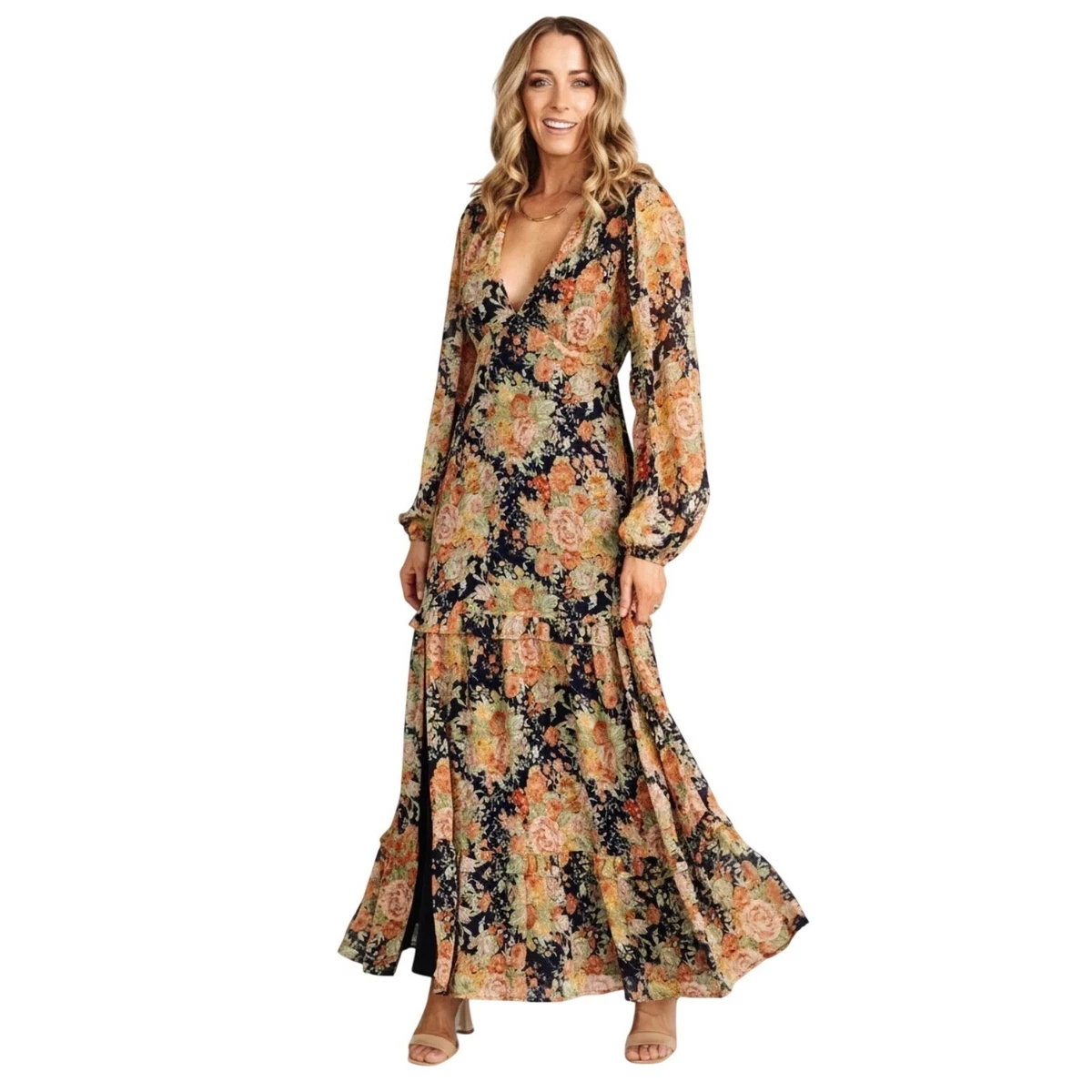 sachin and babi light blue dress Chiffon Maxi Dresses * Shop New Arrivals and Save during our Spring Sale!,  Shop our $25 Clearance Sale + Save 30% at checkout on regular-priced items  across www.ChicAndCurvy.com! main image 0