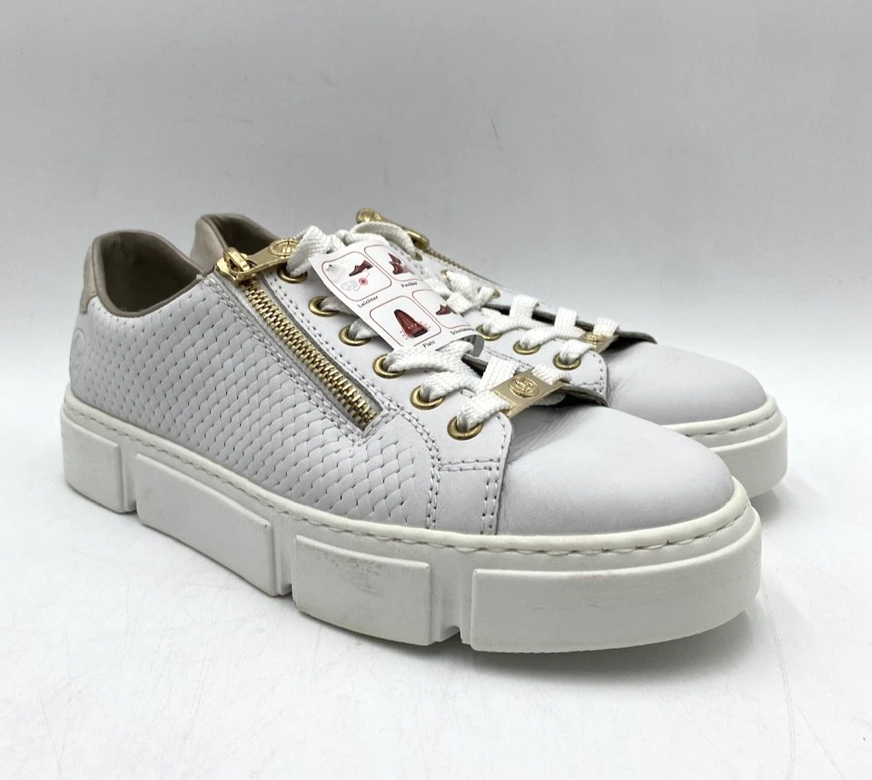 Rieker Evolution - Lage sneakers voor vrouwen - Wit - Shoemixx.nl