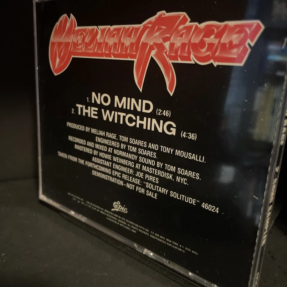 Meliah Rage - 2 Song Sampler ULTRA RARE promo radio only CD '90 - Image 2 of 4