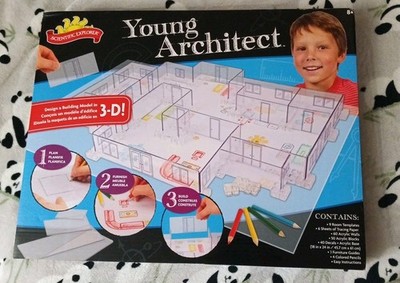 Scientific Explorer Young Architect 3-D Building Set New In Box