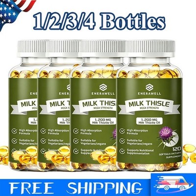 Milk Thistle (Silymarin) Extract 1000mg Liver Cleanser Detox | 02/07/2027