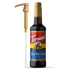 Torani Coffee Syrup, Chai Tea Spice, Pump Included, 25.4 Fl Oz