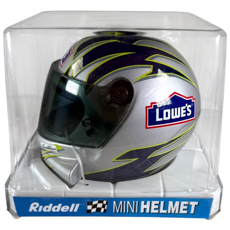 Minicasco Jimmy Johnson #48 NASCAR Lowes de Riddell - Auténtico 2007 - ¡NUEVO! Foto 4 de 4