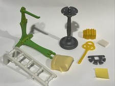 Retired Vintage Playmobil 5300 5322 5311 Victorian Mansion Dollhouse Kitchen Lot