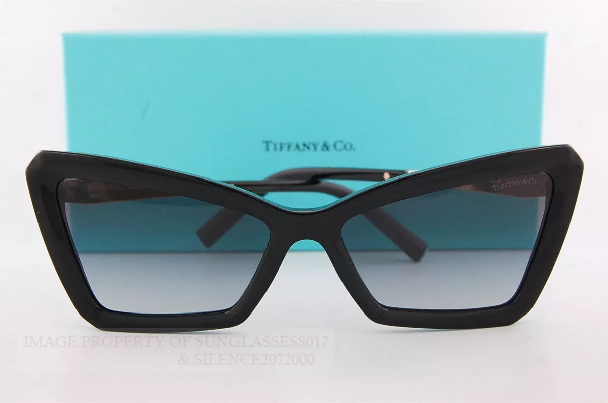 Brand New Tiffany Co. Sunglasses TF 4203 80013C Black Gradient Grey For Women