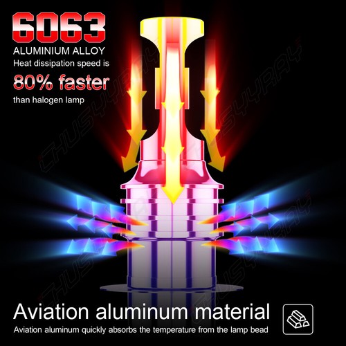 2 Ultra Bright LED Headlight Bulbs for 2004-2009 Honda TRX450 R 2X4 Hi-Low beam - Picture 18 of 24