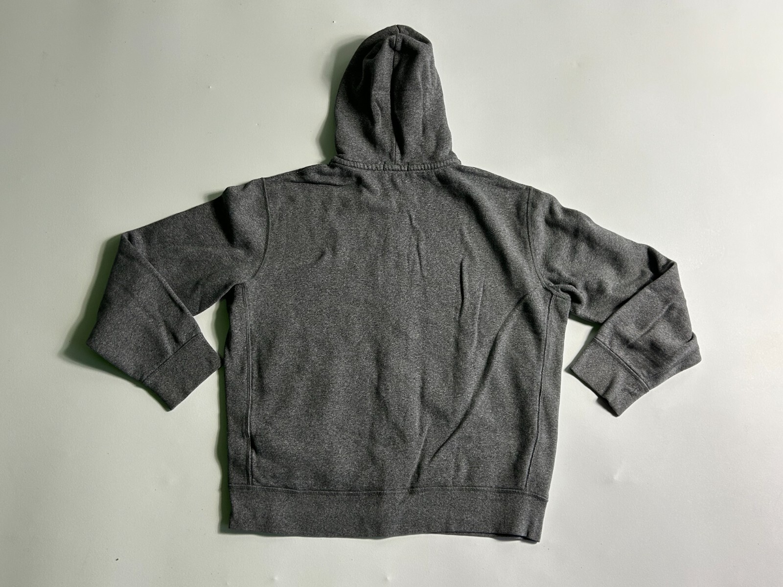 Polo Ralph Lauren felpa con cappuccio uomo XL grigia foderata in pile pony logo tasche zip intera