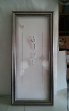 Large Picture Frame 44x20 Inches Silver Aged Antique look