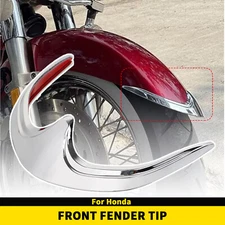 Chrome Front Fender Tip For Honda VTX1300R VTX1300S VTX1300T VTX1800R VTX1800S