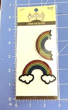 Sew-ology  Iron On Patch Rainbows Package of 2 New Item L-10