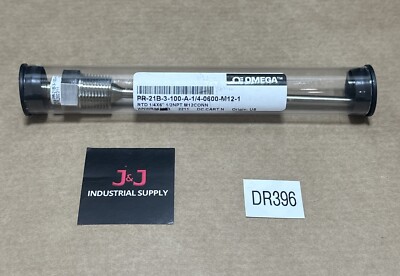NEW- OMEGA Engineering PR-21B-3-100-A-1/4-0600-M12-1 RTD 1/4X6  1/2NPT M12 Conn.