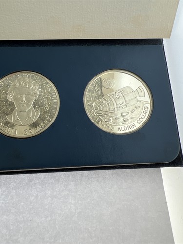 6 PIECE STERLING SILVER MILESTONES OF MANNED FLIGHT STERLING PROOF SET 1970 - Picture 8 of 19
