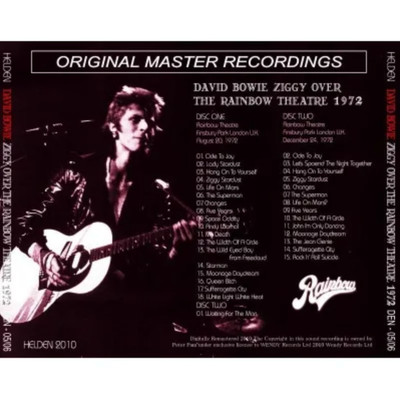 DAVID BOWIE / ZIGGY OVER THE RAINBOW THEATRE 1972 (2CD) Shipping Free NEW